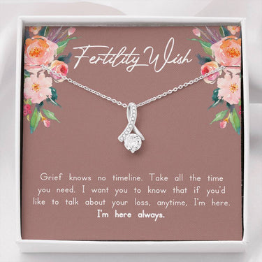 Fertility Wish 'Miscarriage' Alluring Beauty Necklace - Love You This Much